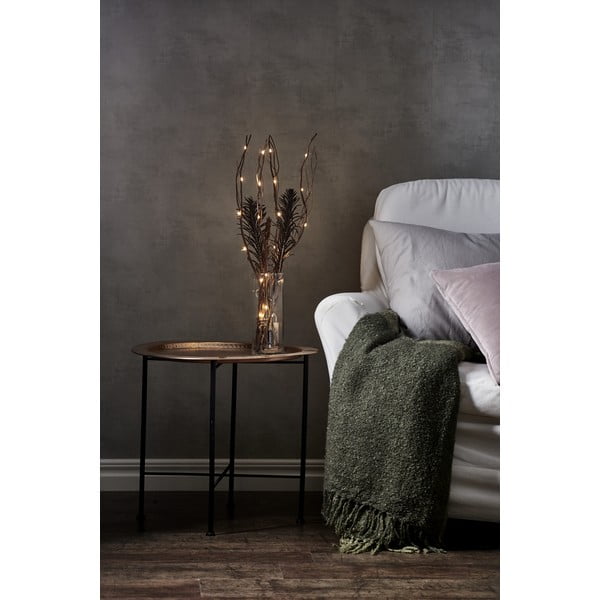 Barna fénydekoráció ø 8 cm Willow – Star Trading-image-3