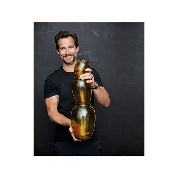 Kusintha sárga üveg váza, ø 17,5 cm - Bitz-image-3