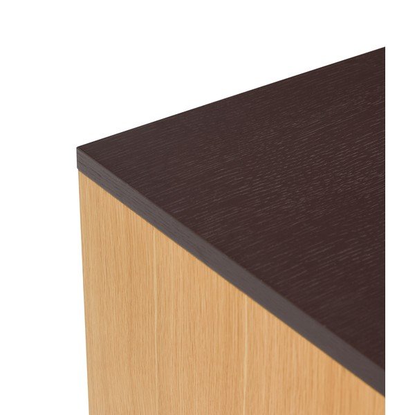 Barna komód tölgyfa dekorral 140x65x35 cm Dual – Hübsch-image-3