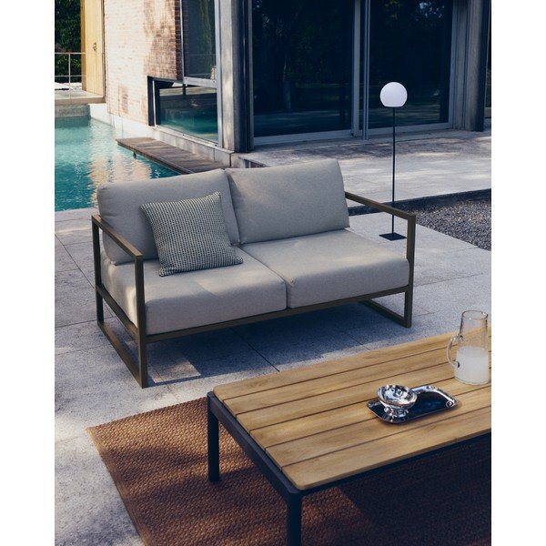 Terrakotta színű kültéri-beltéri szőnyeg újrahasznosított szálakból 160x230 cm Despas – Kave Home-image-1