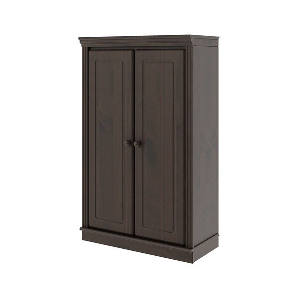 Sötétbarna borovi fenyő szekrény 74x118x35 cm Anita – Støraa-image-2