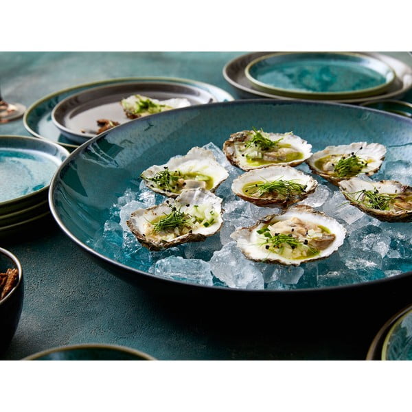 Zöld-fekete kőedény tál ø 40 cm Gastro Black/Green – Bitz-image-2