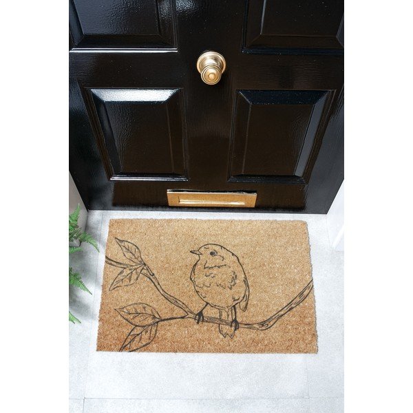 Kókuszrost lábtörlő 40x60 cm Pencil Robin – Artsy Doormats-image-4
