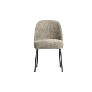 Krémszínű bársony étkezőszék szett 2 db-os Vogue – BePureHome