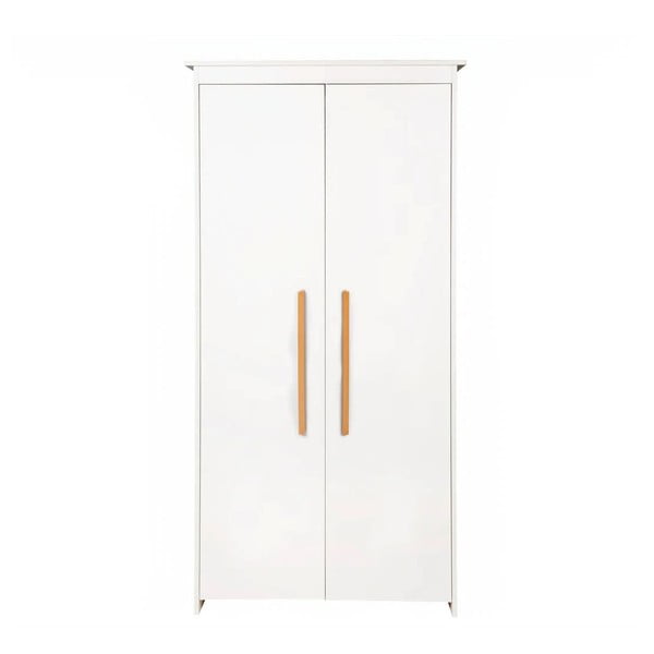 Fehér gyerek ruhásszekrény 96x190x50 cm Lilo – Roba