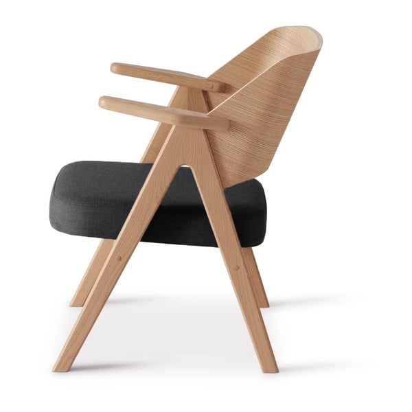 Me Tube sötétszürke tölgyfa fotel - Findhal by Hammel-image-2