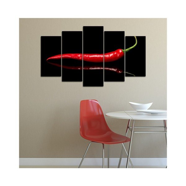 Chilli Duro többrészes kép, 102 x 60 cm - 3D Art-image-1