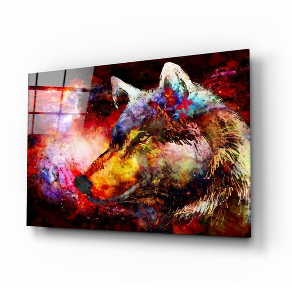Wolf üvegezett kép - Insigne