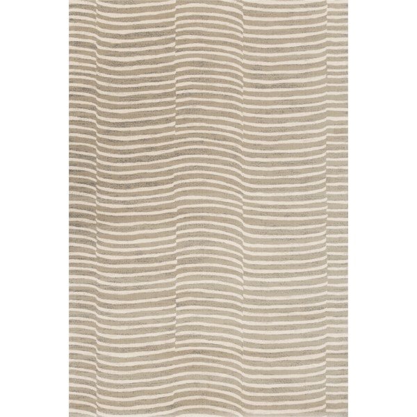 Szürkésbézs gyapjú szőnyeg 133x190 cm Agnus Tides – Agnella
