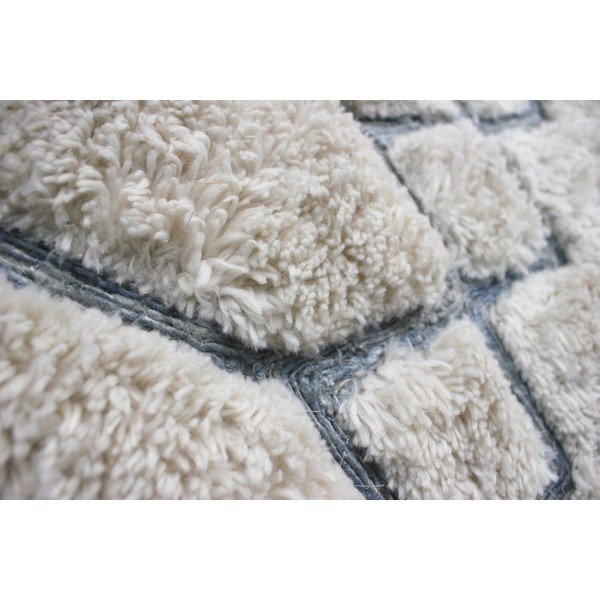 Solitaire Sion bézs-kék kézzel szőtt szőnyeg, 160 x 230 cm - Flair Rugs-image-4