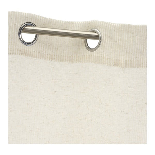 Bézs lenkeverék fényáteresztő függöny 140x260 cm Fifties – Casa Selección-image-3