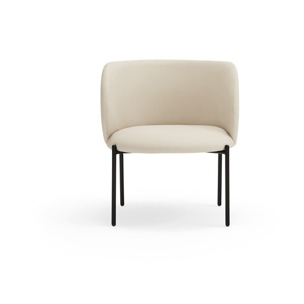 Fehér műbőr fotel Mogi - Teulat-image-2