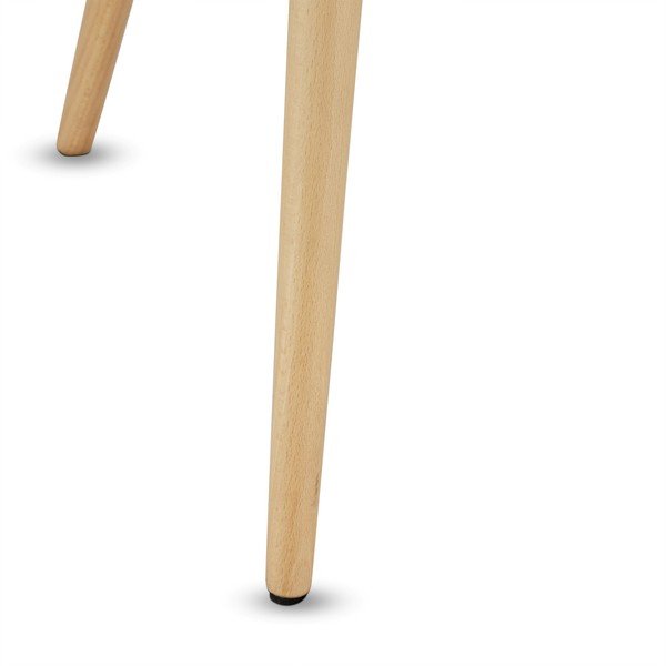 Opus szürke tárolóasztal bükkfa lábakkal, ⌀ 50 cm - Furnhouse-image-3