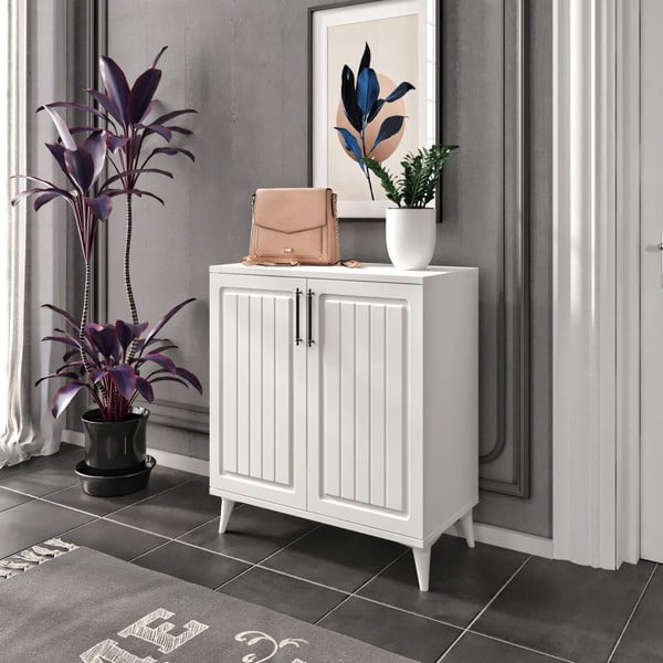 Fehér cipőtartó Latte – Kalune Design-image-2
