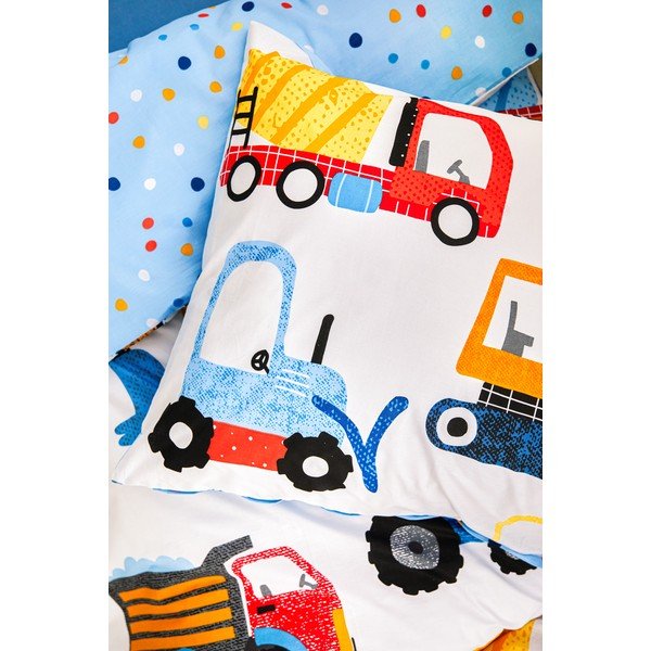 Egyszemélyes pamut gyerek ágyneműhuzat 140x200 cm Machines – Bonami Selection-image-2