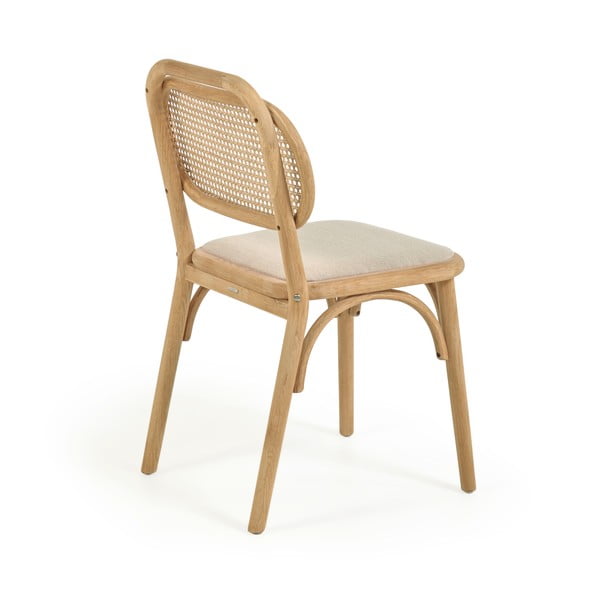 Natúr színű tölgyfa étkezőszék Doriane – Kave Home-image-3