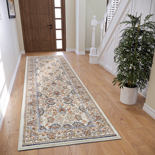 Krémszínű futószőnyeg 80x240 cm Orient Saraceni – Hanse Home-image-1