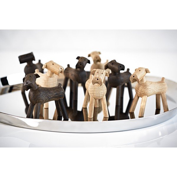 Bojesen Denmark Tim dekorációs figura tömör tölgyfából - Kay-image-1