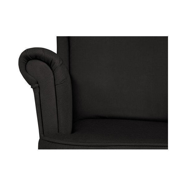 Roma fekete fotel - Cosmopolitan design-image-2