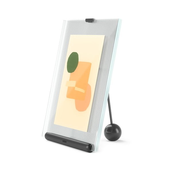 Fekete üveg álló képkeret 16x20 cm Flute – Umbra-image-4