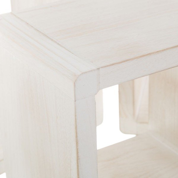 Fehér paulownia polc készlet 3 db-os – Casa Selección-image-2