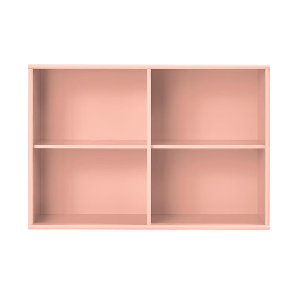 Rózsaszín függő könyvespolc 89x61x32,5 cm Mistral – Hammel Furniture
