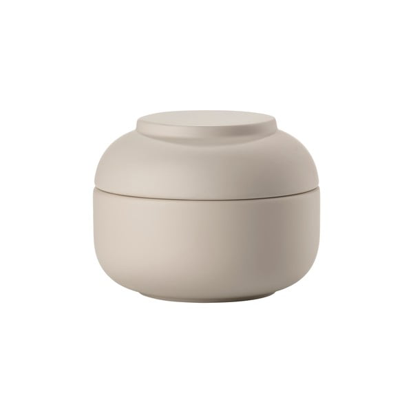 Bézs agyagkerámia fürdőszobai rendszerező vattakorongokhoz Sensu – Zone