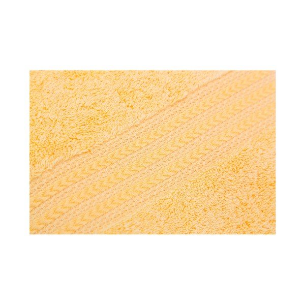 Foutastic sárga pamut törölköző, 70 x 140 cm-image-2