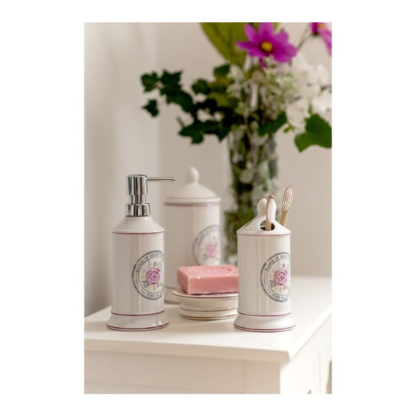 Belle krémszínű agyagkerámia szappantartó - Premier Housewares-image-2