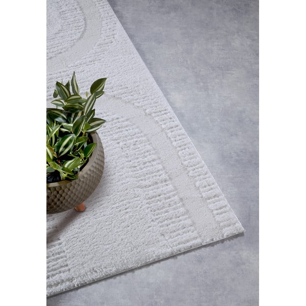 Krémszínű futószőnyeg 80x240 cm Bartoux Cream White – Elle Decoration-image-2