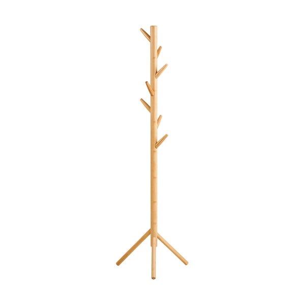 Natúr színű bambusz fogas ø 50x163 cm Wanaka – House Nordic