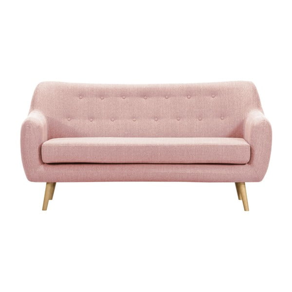 Lila világos rózsaszín kanapé, 176 cm - Vivonita