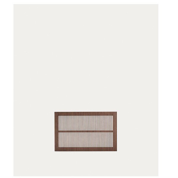 Sötét natúr színű kőrisfa ágytámla 105x70 cm Beyla – Kave Home-image-3