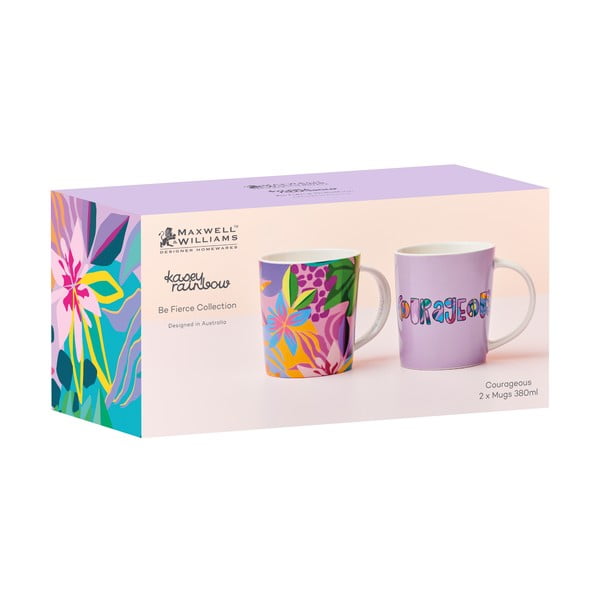 Porcelán bögre szett 2 db-os 380 ml Be Fierce – Maxwell & Williams-image-2