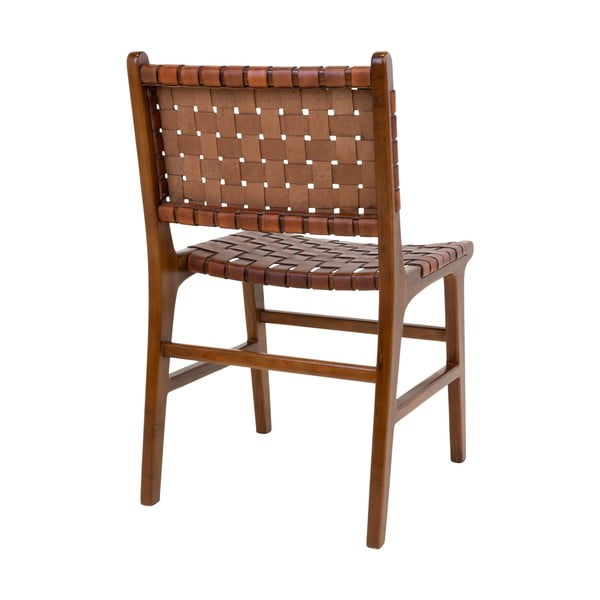 Barna teakfa étkezőszék szett 2 db-os Perugia – House Nordic-image-4