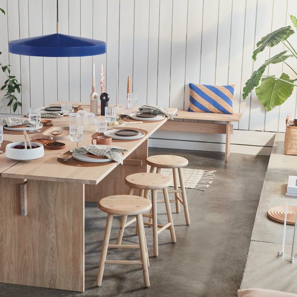 Kék fém függőlámpa ø 65 cm Hatto – OYOY Living Design-image-1