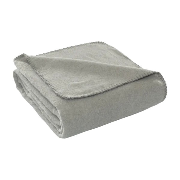 Szürke fleece takaró 130x170 cm Brighton – Mijolnir