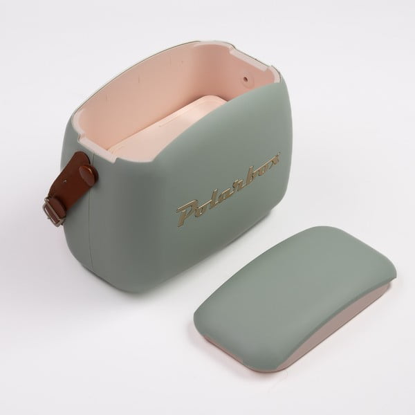 Szürkészöld hűtődoboz 6 l Classic Gold – Polarbox-image-3