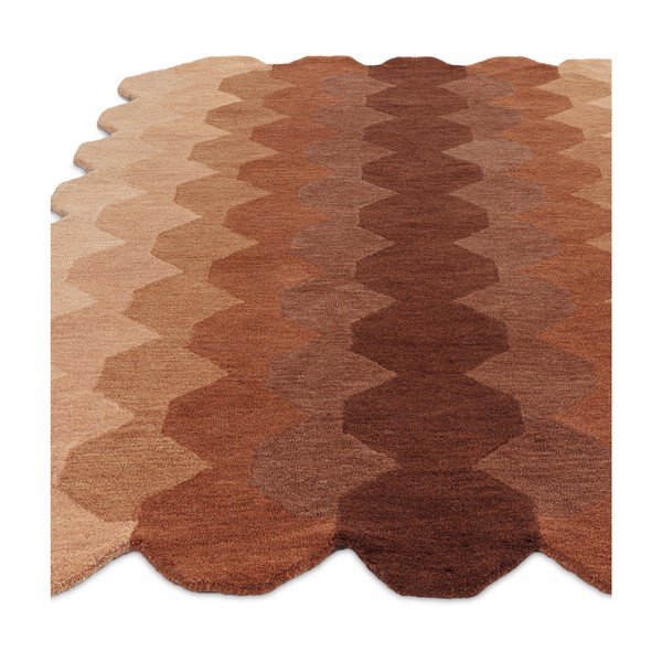 Téglavörös gyapjú szőnyeg 160x230 cm Hive – Asiatic Carpets-image-4