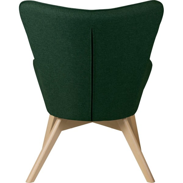 Sötétzöld fotel lábtartóval Niko – Ropez-image-4