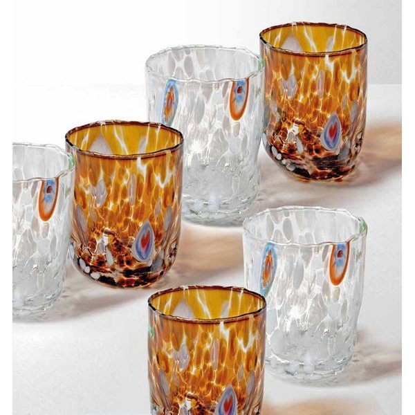 Pohár szett 6 db-os 400 ml Pavone – Brandani-image-3