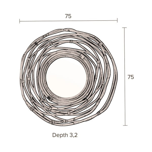 Kubu fali tükör - Dutchbone-image-3