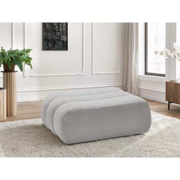 Világosszürke buklé lábtartó Azra – Bobochic Paris-image-1