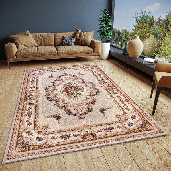 Bézs szőnyeg 150x220 cm Hafsa – Hanse Home-image-1