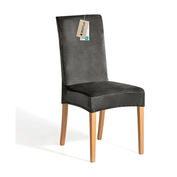 Szürke gumis szék huzat szett 4 db-os 48 cm Sento – Restilo-image-3
