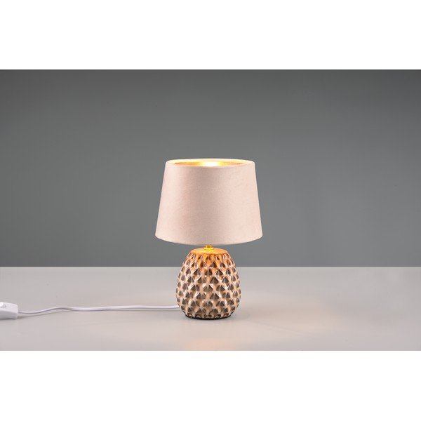 Bézs asztali lámpa (magasság 27 cm) Ariana – Reality-image-1