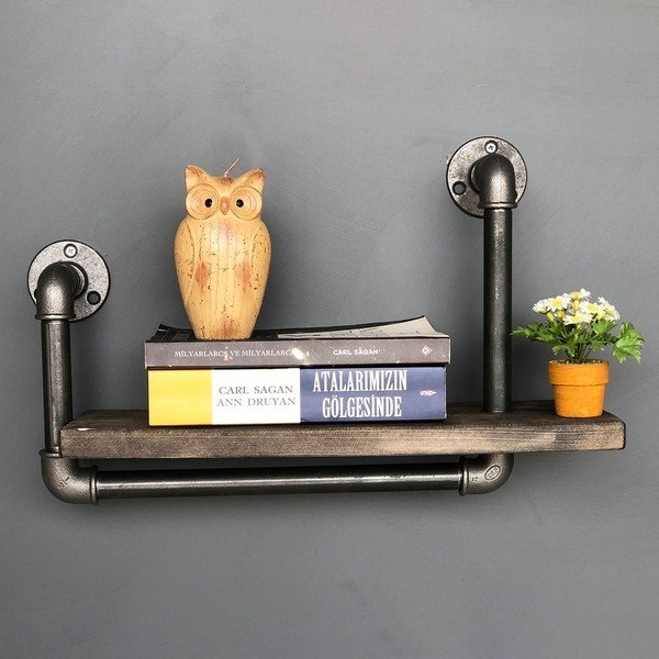 Boruraf Angela fali polc fémcsőből-image-1