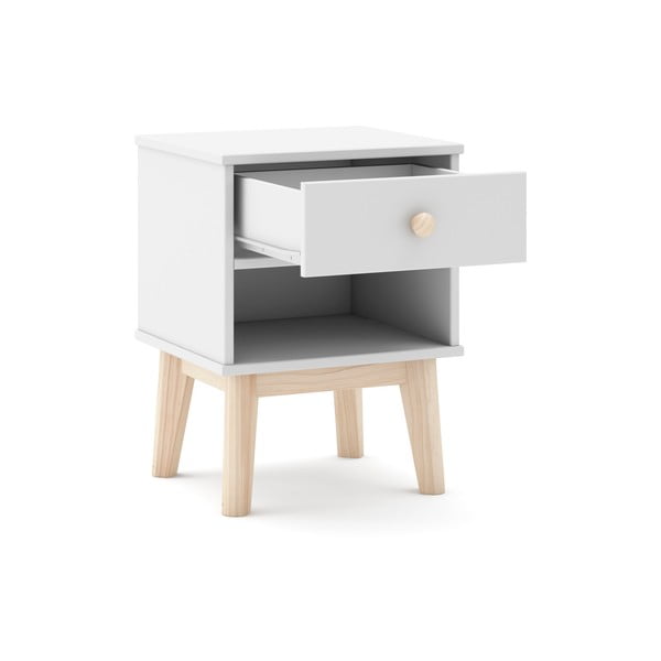 Fehér gyerek éjjeliszekrény Esteban – Marckeric-image-3