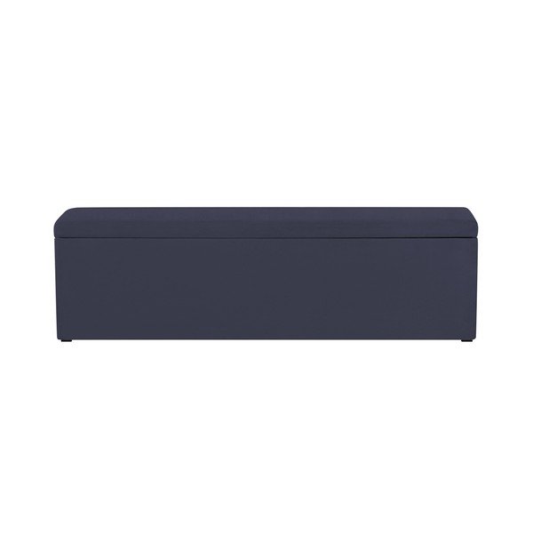 Ancona sötétkék ottomán, 200 x 46 cm - Mazzini Sofas-image-4