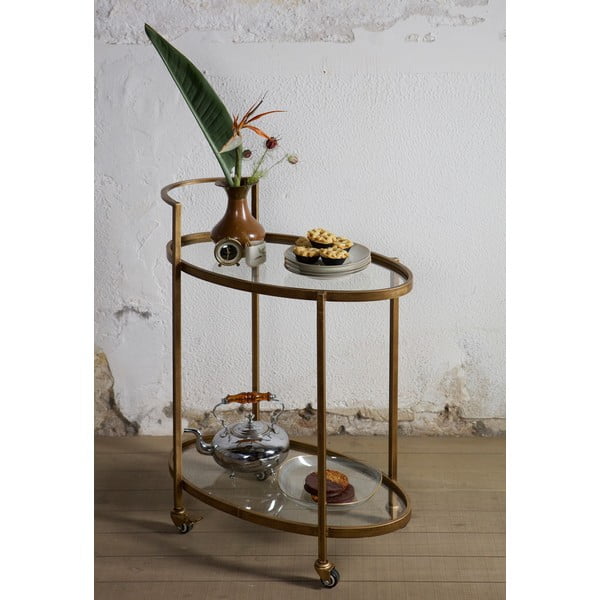 Gurulós zsúrkocsi 35x67 cm Push – WOOOD-image-1